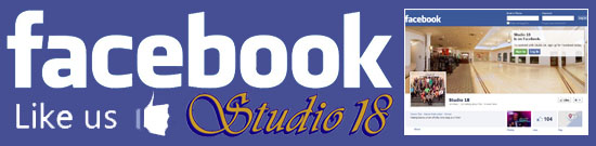 Like Studio 18 on Facebook